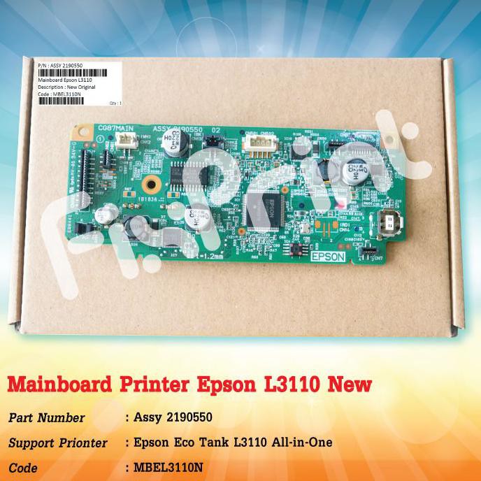 MAINBOARD PRINTER EPSON L3110 MOTHERBOARD LOGIC BOARD L3110 ORIGINAL