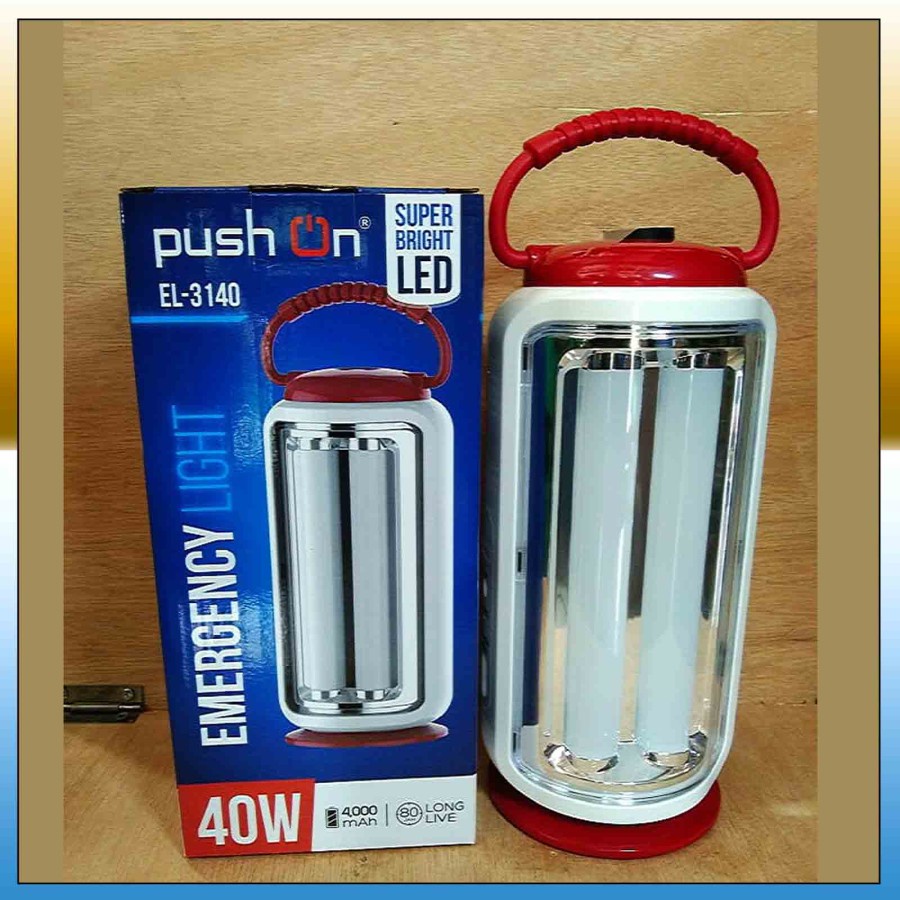 Push On EL-3140 Lampu Led Emergency Darurat 2 Sisi 40w (2x20w)