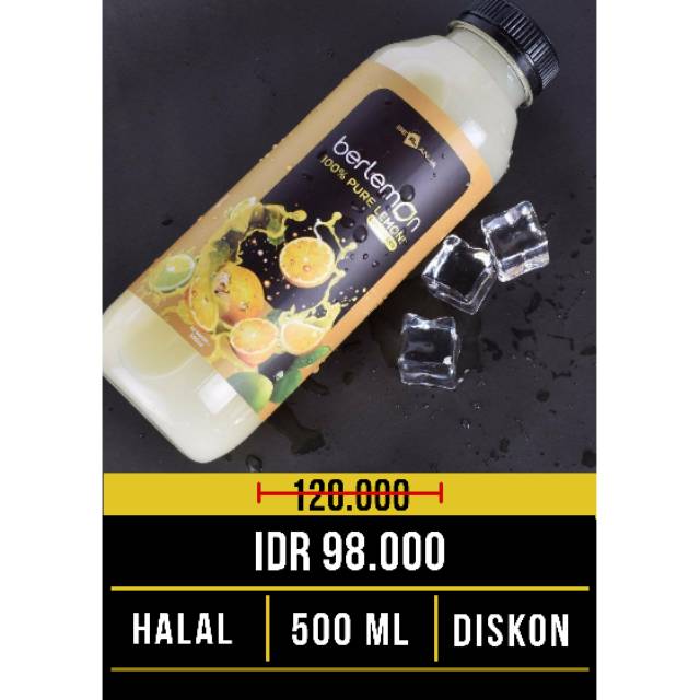 

500 ml / DIET MELALUI BERLEMON 100% SARI LEMON / MENINGKATKAN DAYA TAHAN TUBUH / DISKON