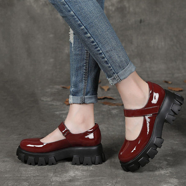 Sepatu Lolita wanita musim semi 2021 sepatu Mary Jane sepatu Jepang sepatu tinggi JK seragam retro s