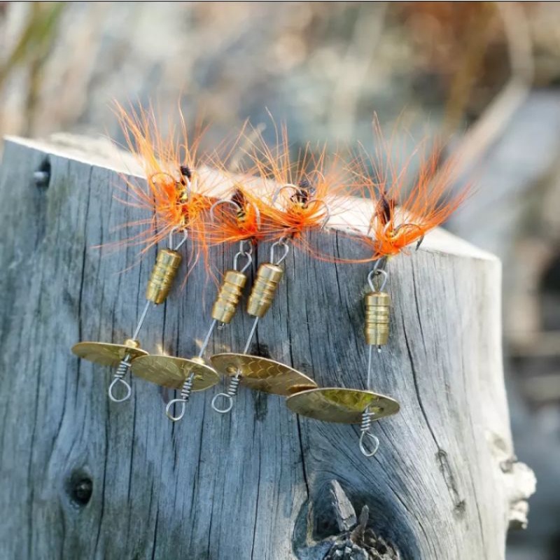 4pcs Spinner bait 5.cm (box kotak plastik)