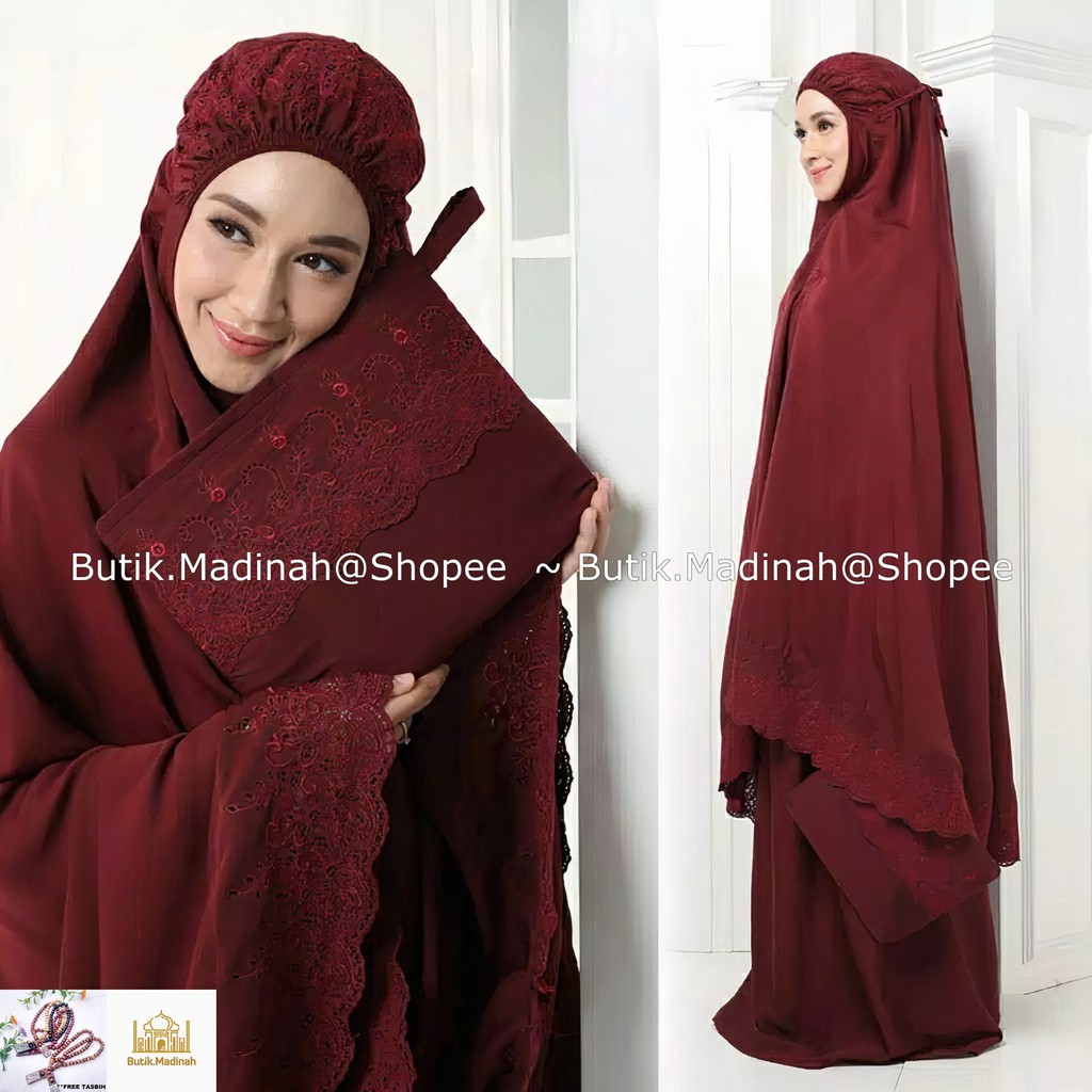 BUTIK.MADINAH MUKENA DEWASA PASTELEENA BY SITI KHADIJAH DALANOVA