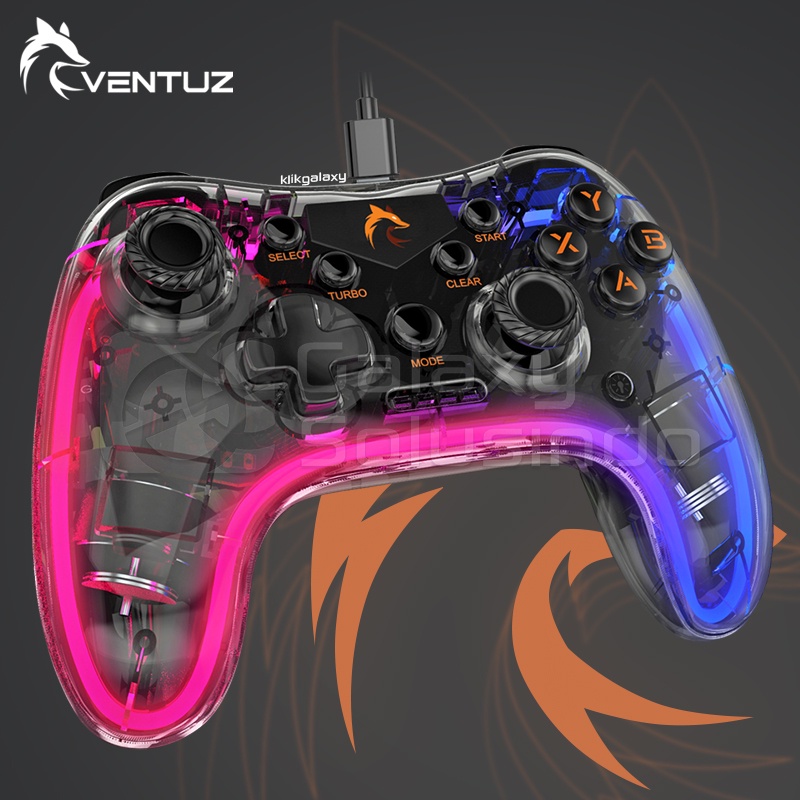 VENTUZ Starship RGB Type-C Wired Gamepad