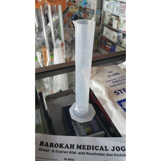 Gelas Ukur Plastik 50 ml