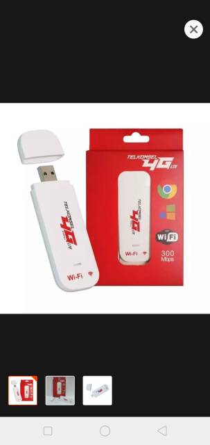 Modem Wifi USB 4G LTE Telkomsel 500Mbps dan 300Mbps