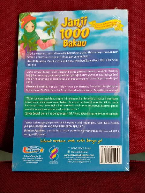 Janji Seribu Bakau Kumpulan Cerpen Pemenang Lomba Peci 2015 Shopee Indonesia