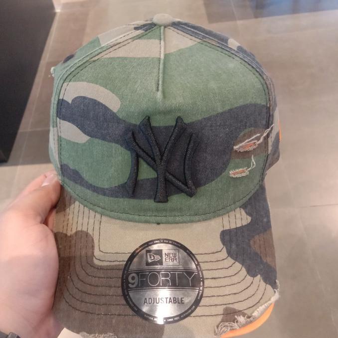 Topi New Era Original Cotton Damage Army Fashion