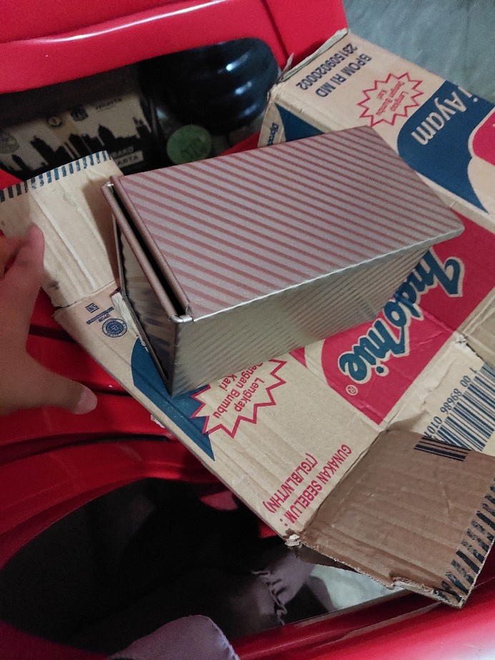 Loyang Roti Tawar Box Dengan Tutup Anti Lengket 450 Gram / Loaf Pan Toast Box / Loyang Roti