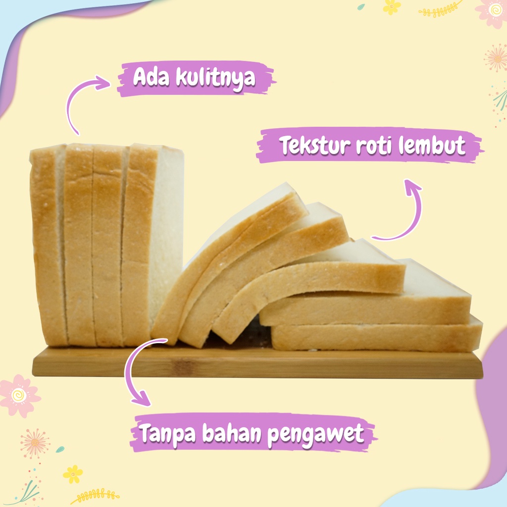 Roti Tawar Kulit Delicute - Toast Bread Loaf