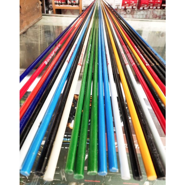 Micro Mikro Stik Fiber Solid 90 cm KAKU Ujung Joran Pancing GOLDEN RIVER