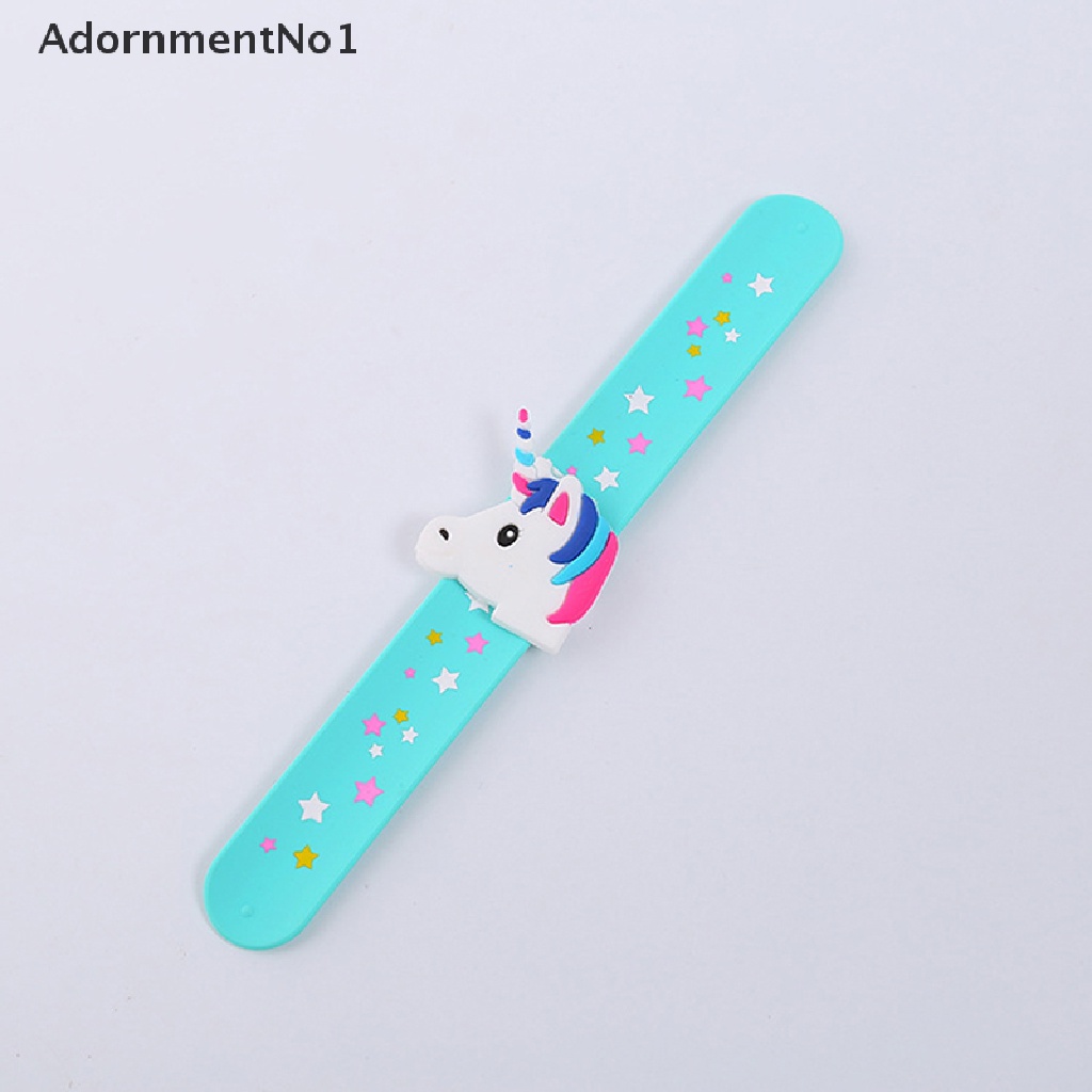 (AdornmentNo1) Gelang Tangan Silikon Motif Unicorn Untuk Anak