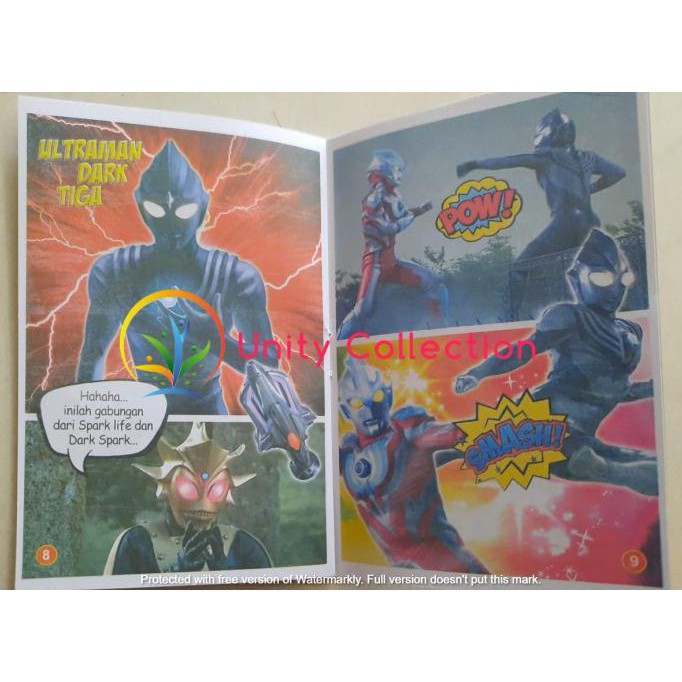 Paket Buku Komik Anak Seri Ultraman - 6pcs / Buku Komik - Ultraman UNIK