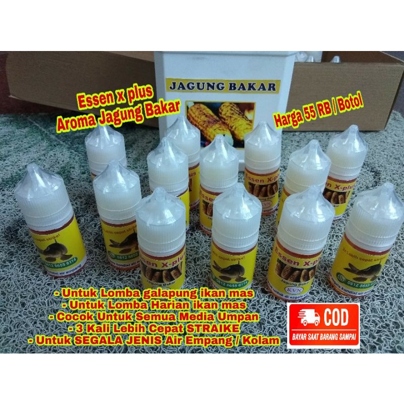 Umpan Pancing Essen x Plus 30ml-Aroma Jagung Bakar,Paling Gacor