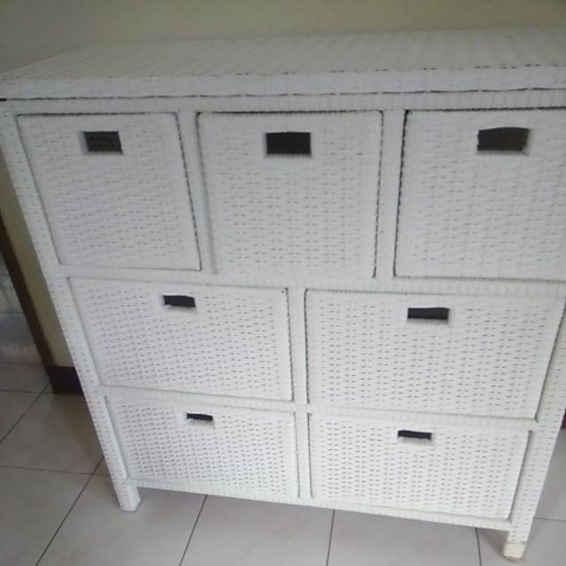  Lemari  Laci  6  7 Rotan  Sintetis Shopee Indonesia