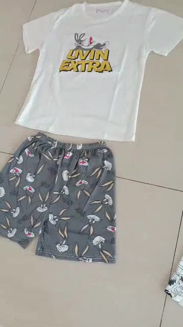 Baju Tidur Korea Wanita  Motif  Animasi Cartoon Shopee 