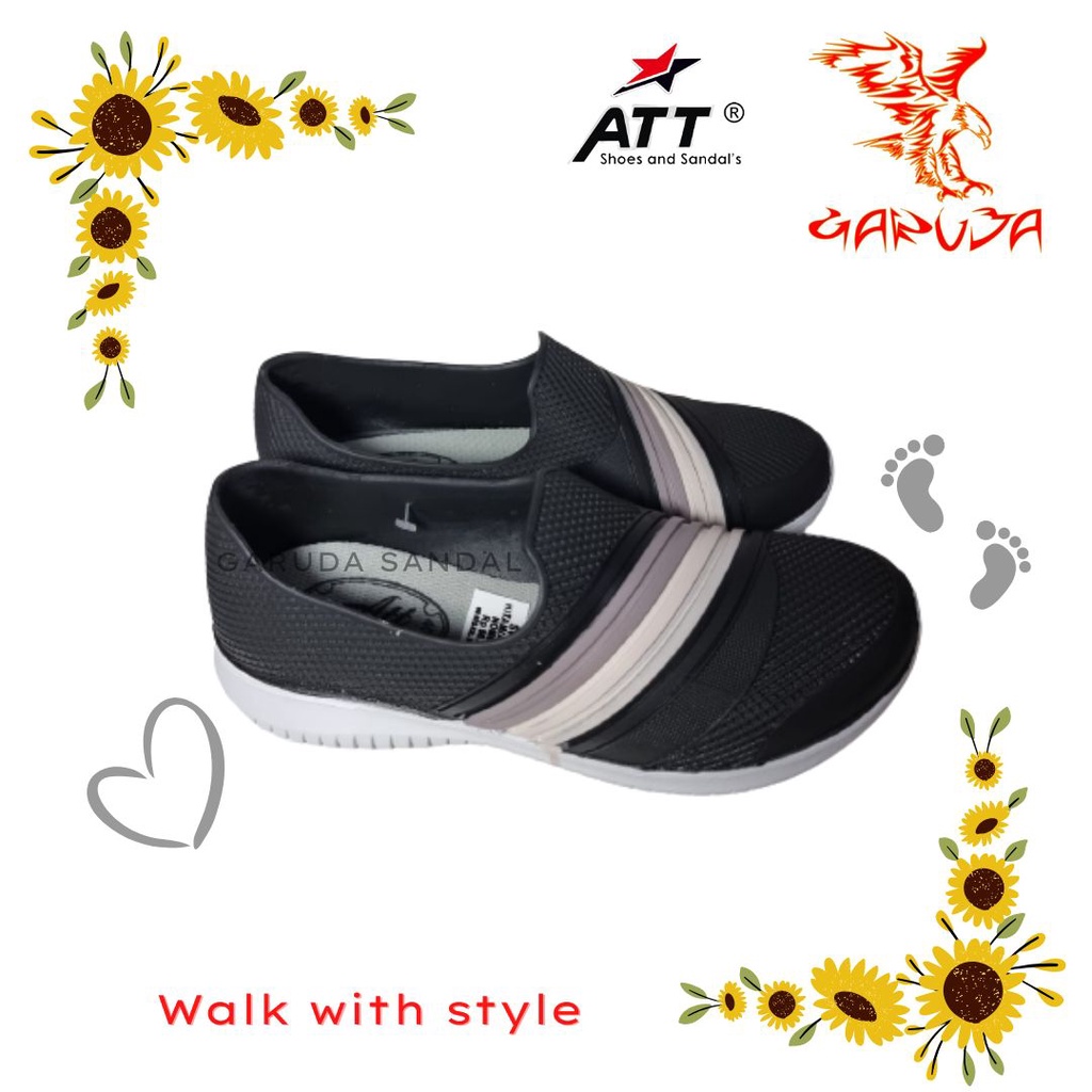 Sepatu Slip On Wanita ATT SWL 482 Fashion Trendy