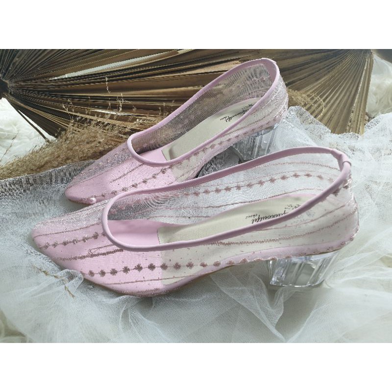 sepatu merrisa pink sepatu cantik wanita sepatu hak tahu