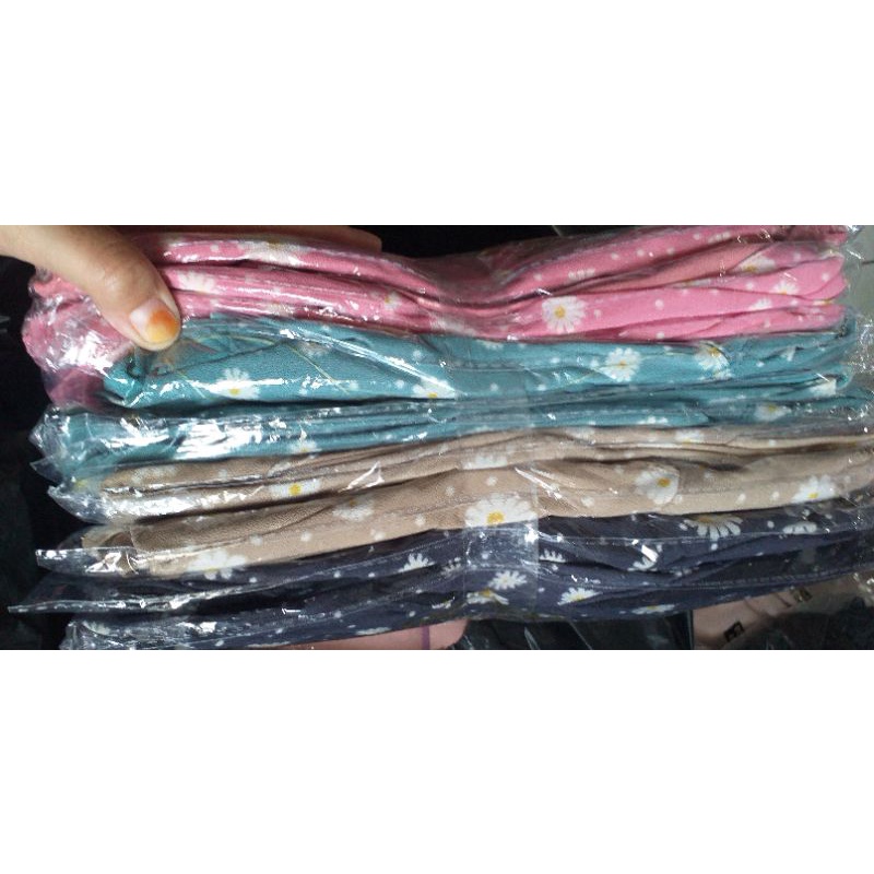 Jilbab 2L ceruty ziper hudy motif