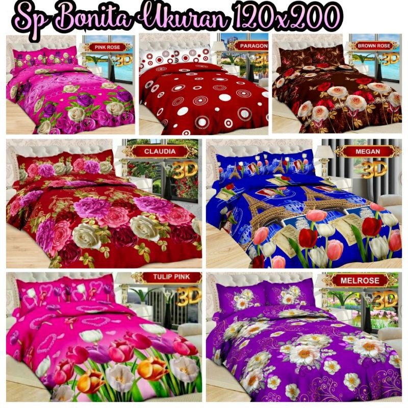 Sprei Bonita Single Ukuran 120x200