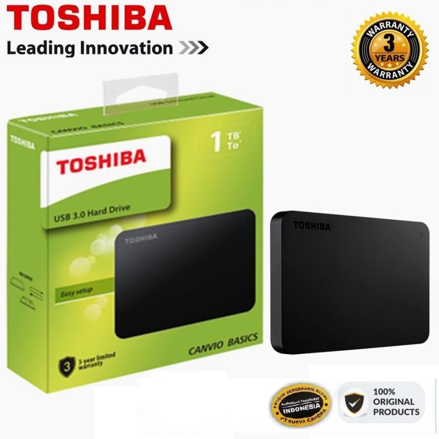 HDD Eksternal Toshiba Canvio Basic 1TB