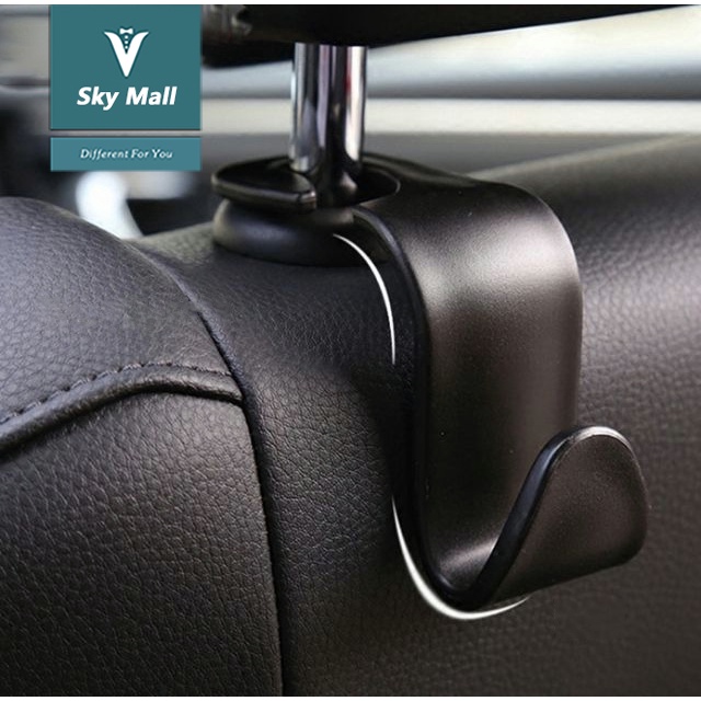 【WZ010】(Single Slot) 1 PCS Car Hanger Strong Bearing Capacity Vehicle Back Seat Headrest Hook Heavy Load Holder Accessories