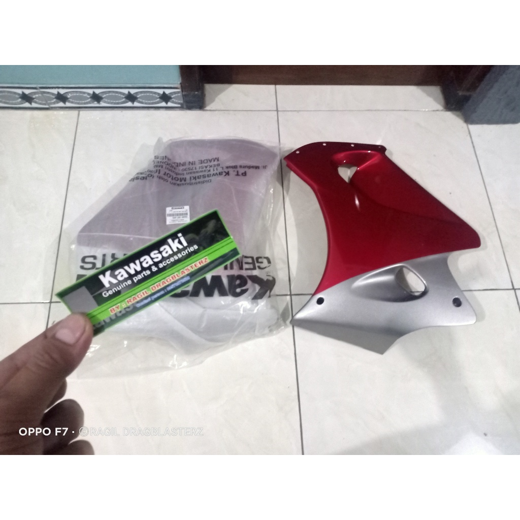 fairing bawah ninja rr old merah maron marun original