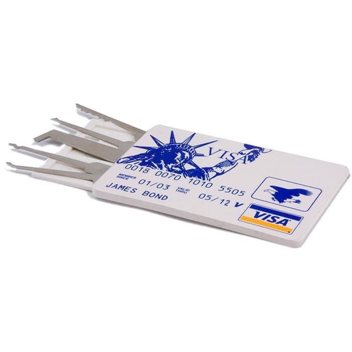 Card Lock Pick Set Alat Pembuka Gembok Pintu