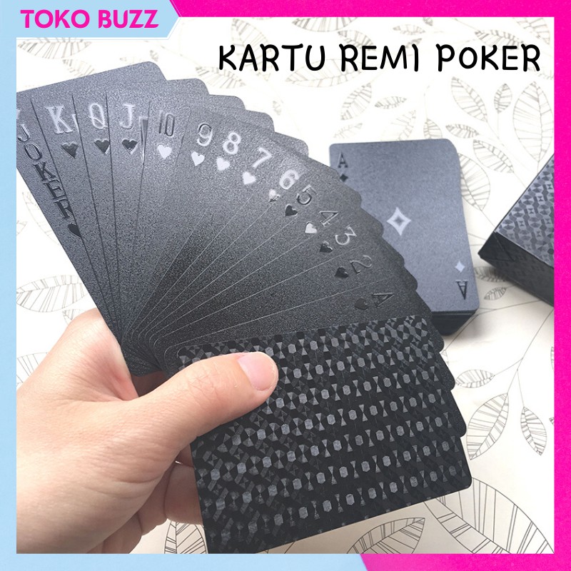 Kartu Poker Plastik Anti Air / Kartu Remi / Poker Card Waterproof PVC PREMIUM