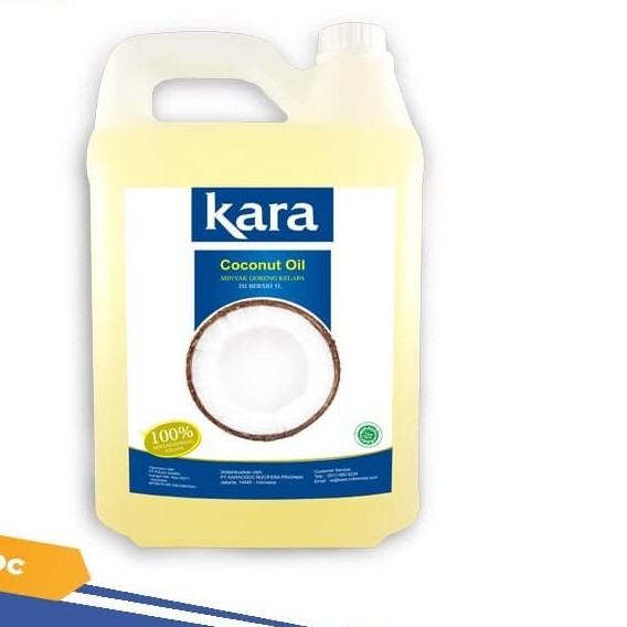 Jual KARA Minyak Goreng Kelapa (Coconut Cooking Oil) 5L Shopee Indonesia