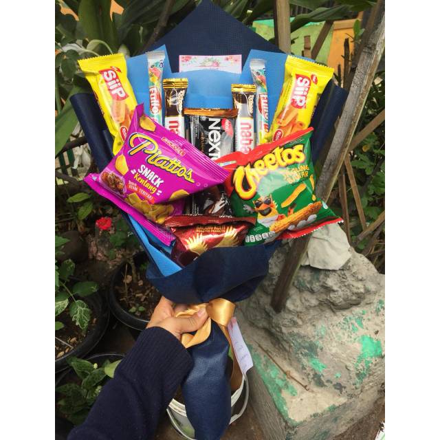 

Snack Bouquet / buket makanan