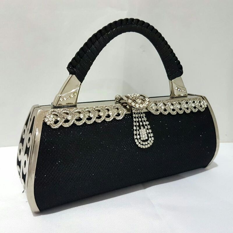 Tas Pesta Farnell Wanita Import  Diamond Clutch Glitter Cantik 2679 / 2441 / 2362 / 2433/2710