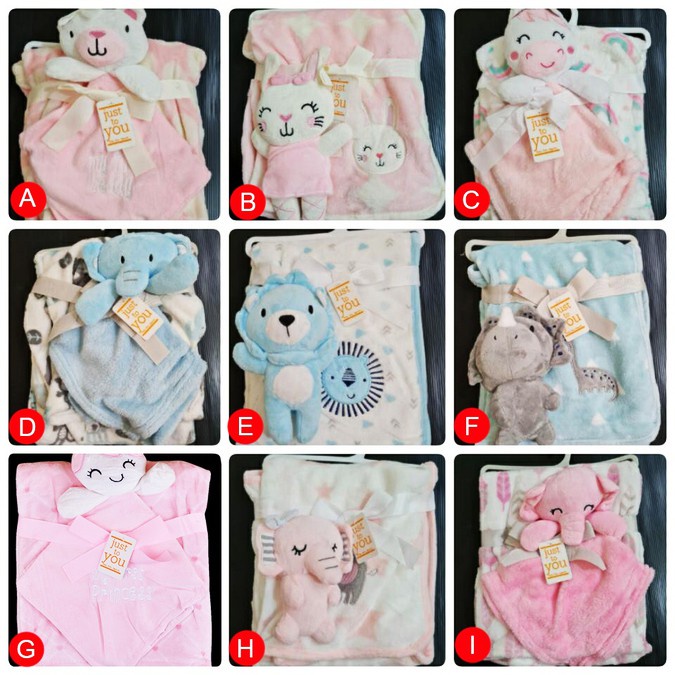 Selimut Bayi dan Sapu Tangan Boneka Just To You -4536