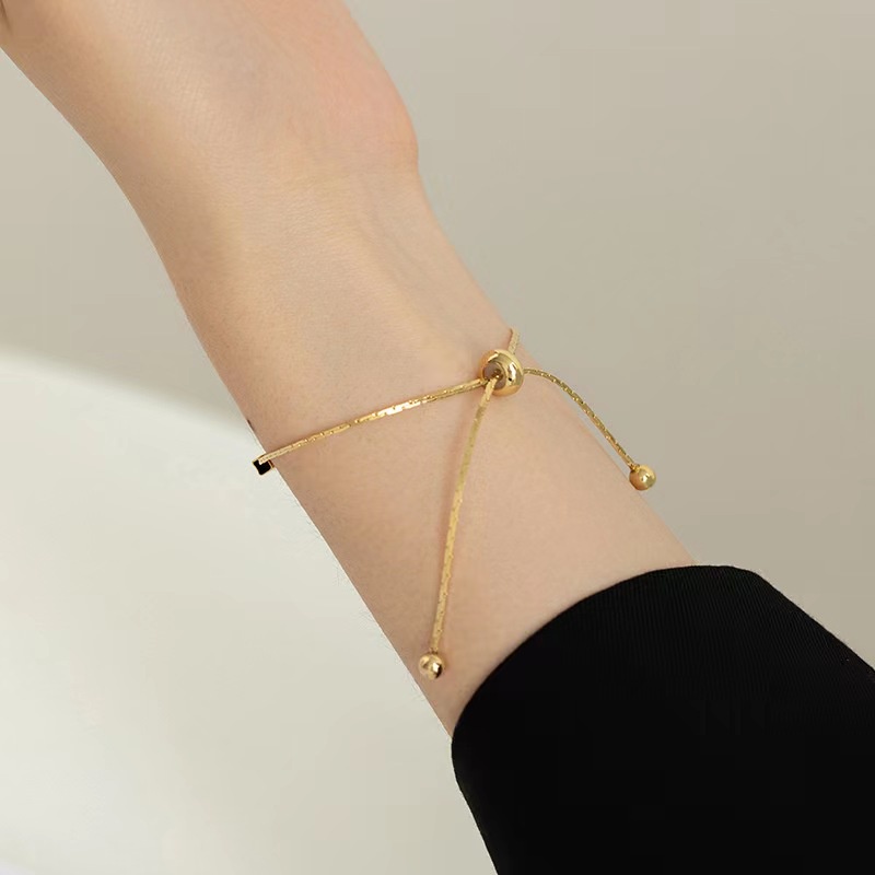 (Hello Girl)G11 Gelang Wanita Gelang Tangan Serut Import