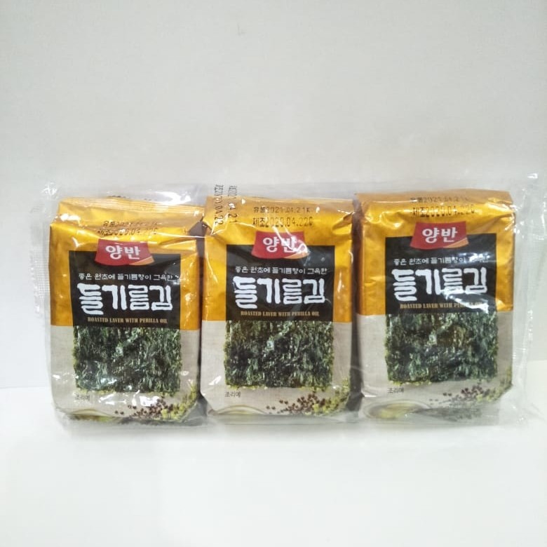 

Dongwon Rumput Laut Dengan Minyak Perila 15gr (3pcs @ 5gr)