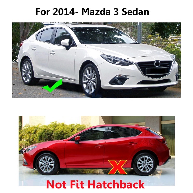 Mud Flap Pelindung Splash Untuk Mazda 3 Axela 4 Pintu Sedan 2014 2015 2016 2017 Fender