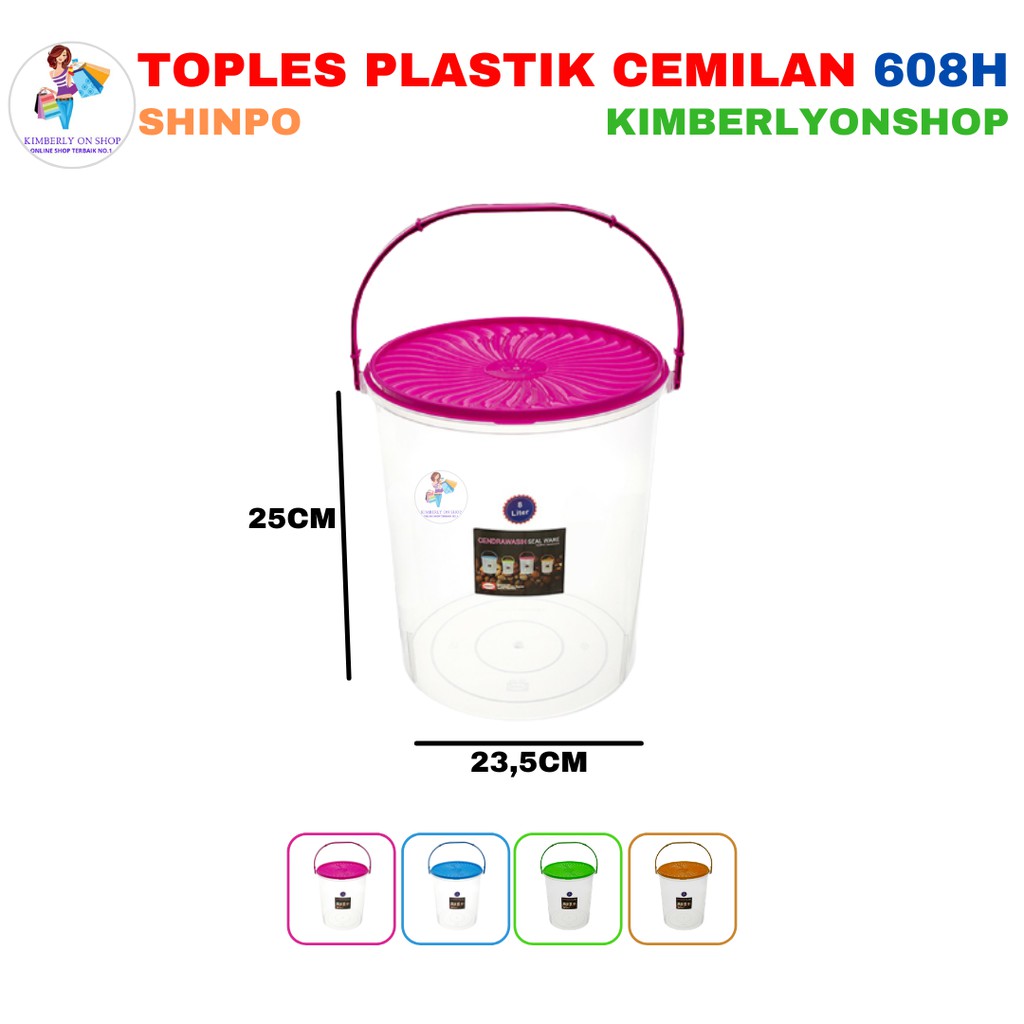 Toples Plastik Sealware Cendrawasih Tempat Kerupuk Peyek 608 H Shinpo