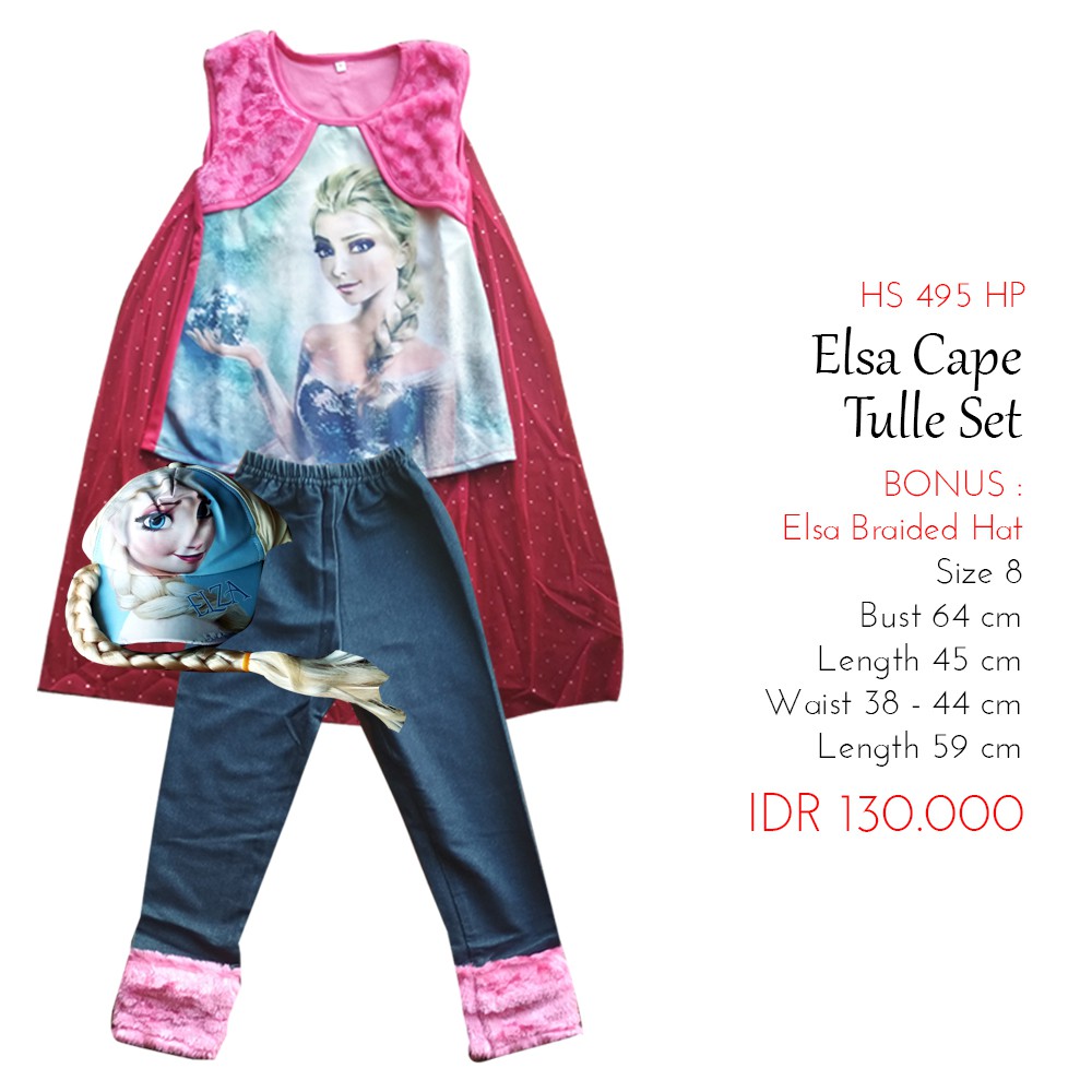 Setelan Anak Perempuan - Elsa Cape Tulle Set