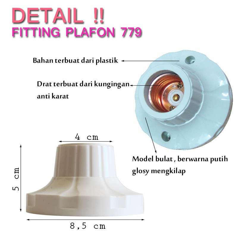 FITING PLAFON JM-779 JIAMEI