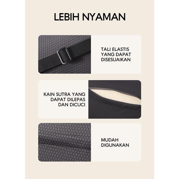 Vivan VCP01 Bantal Mobil Sandaran Leher Memory Foam Car Headrest