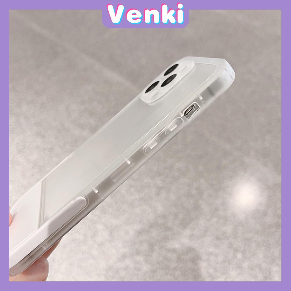 iPhone Case Silicone Soft Cover Folding Stand Clear Candy Color Airbag Shockproof Camera Cover Protection Compatible For iPhone 11 iPhone 13 Pro Max iPhone 12 Pro Max iPhone 7 Plus