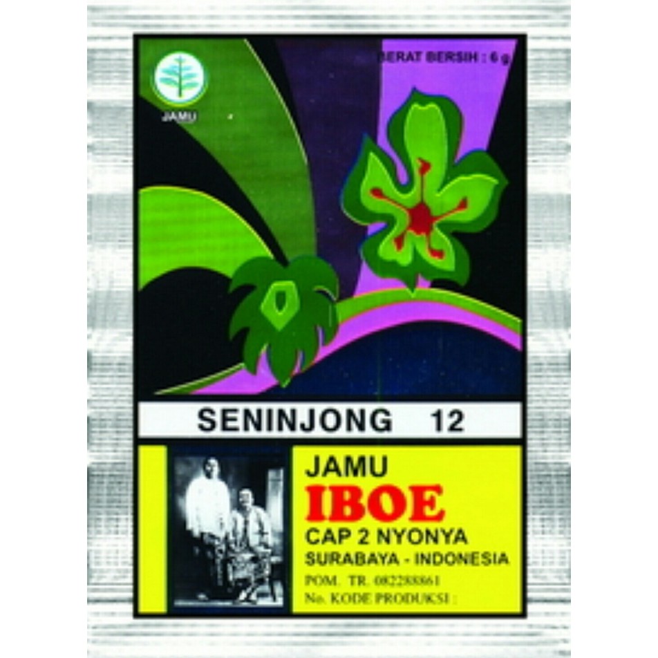 

SENINJONG 12 jamu iboe cap 2 nyonya