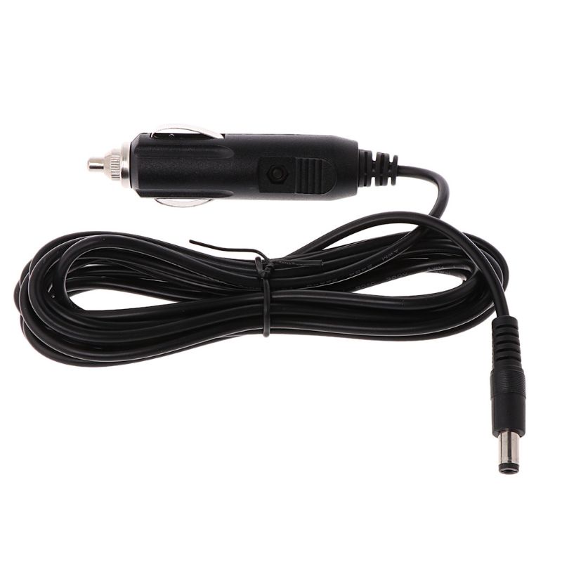 VIVI   New 3M 12V DC 5.5mm x 2.1mm Car Cigarette Lighter Power Plug Cord Adapter Cable