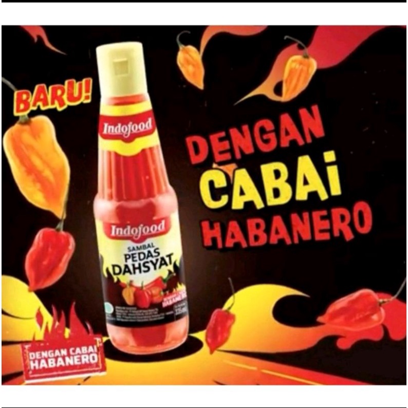 

Indofood sambal pedas dahsyat 335ml
