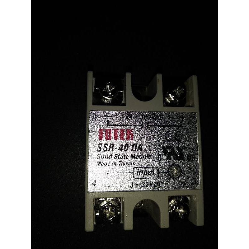 Relay Solid State Relay SSR40DA 40A 3 sampai 32VDC &amp; 24 sampai 380VAC