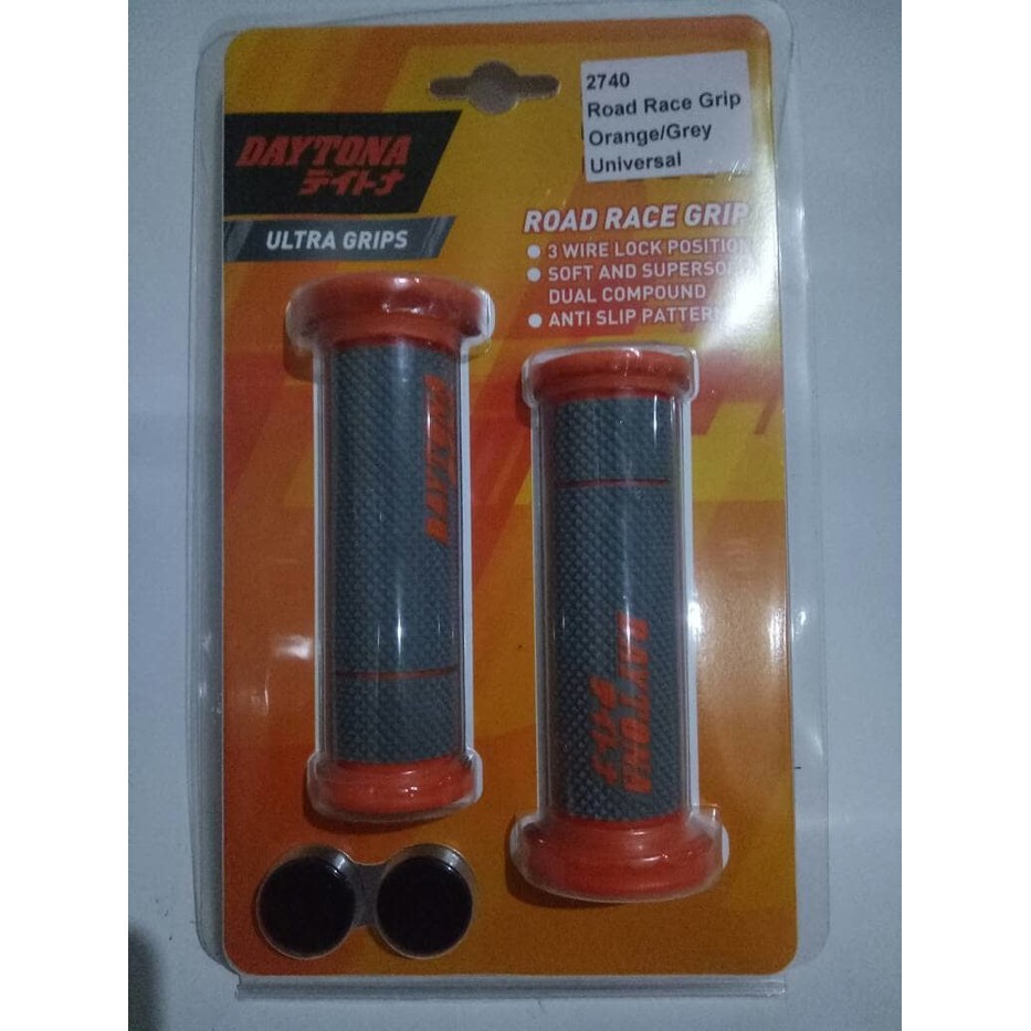 HANDGRIP HANDFAT KARET STANG DAYTONA UNIVERSAL - STANG MOTOR - AKSESORIS MOTOR