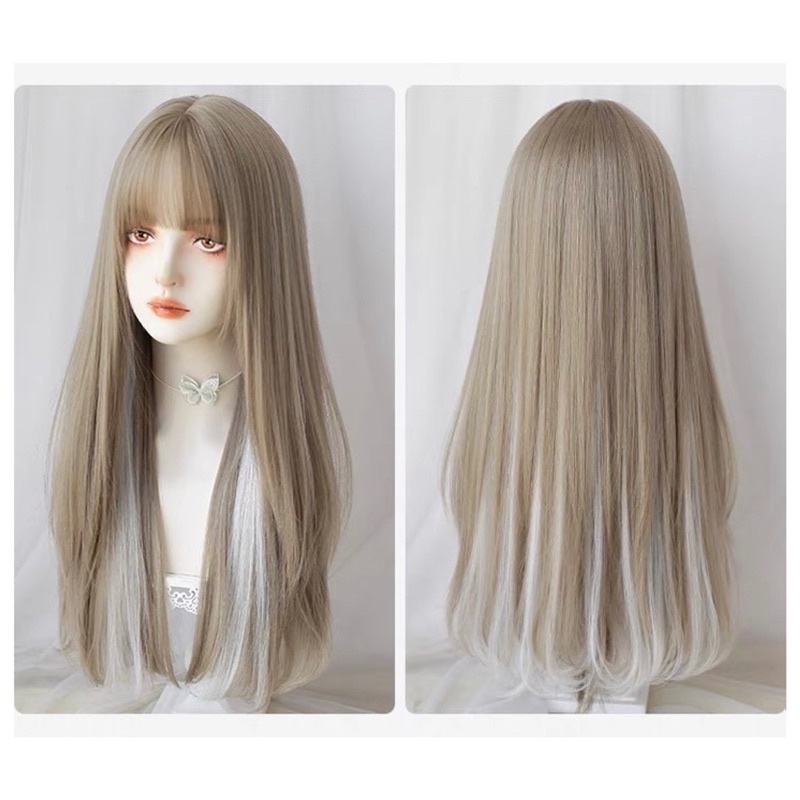 CC224 full wig korean long blow 65 cm