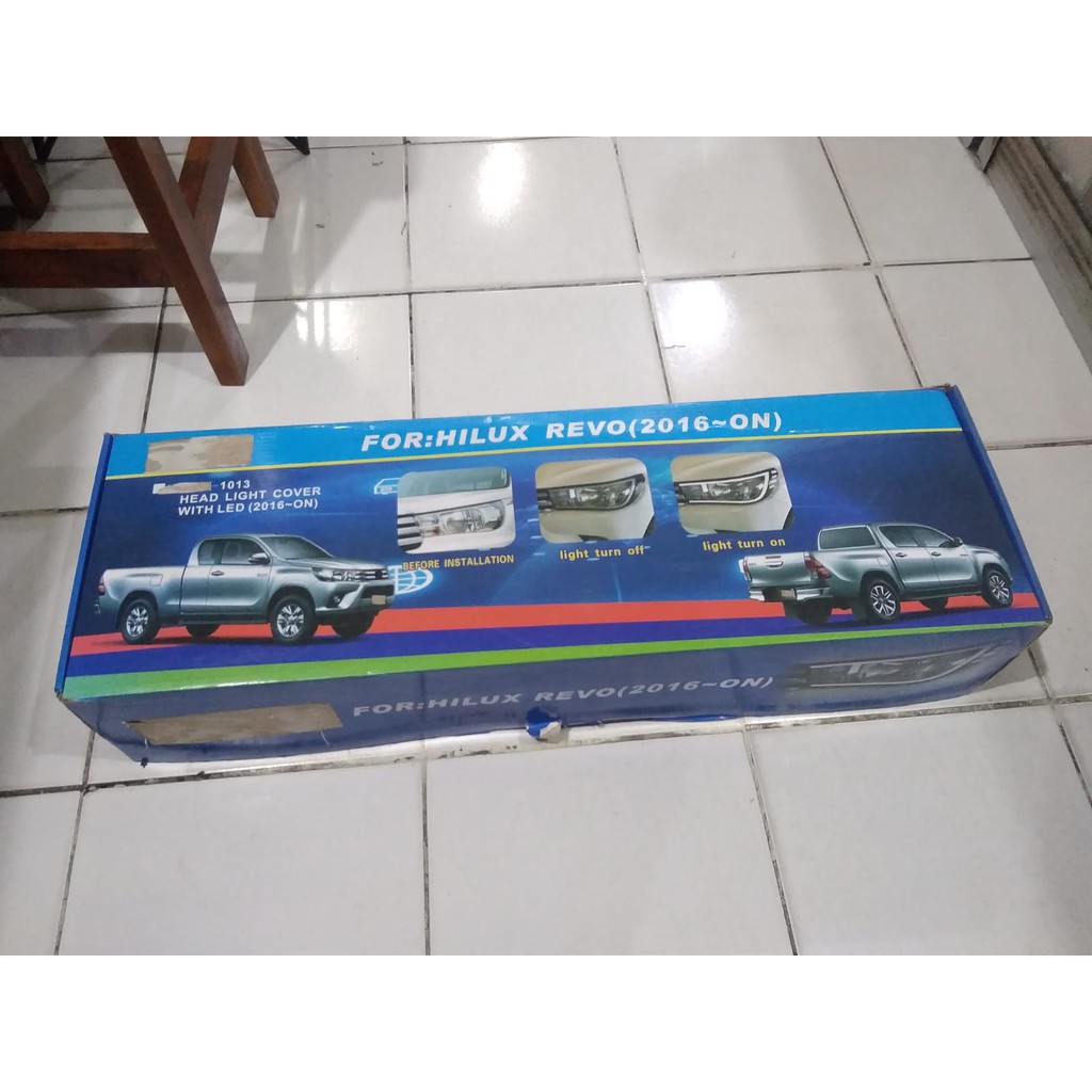 Garnish depan + LED mobil toyota innova reborn  Ferrari Variasi