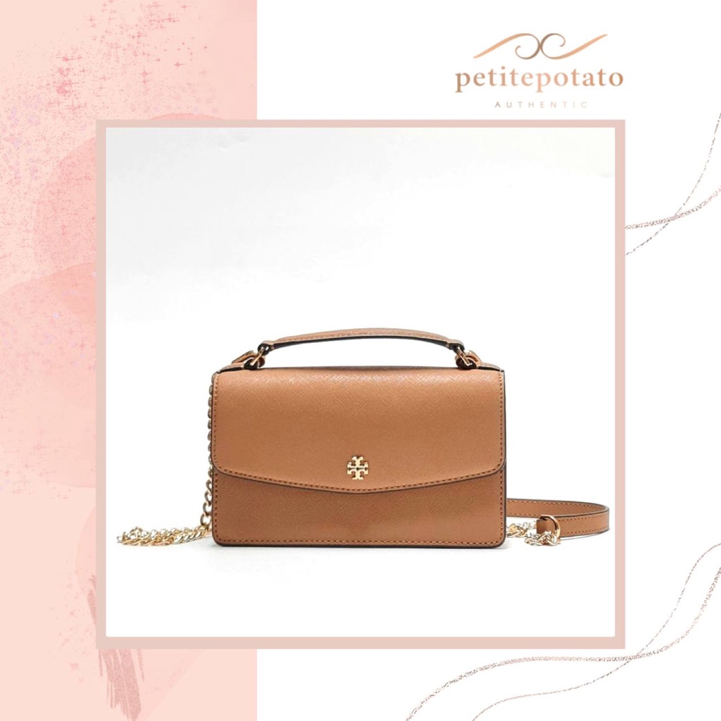 TAS BRANDED WANITA TORY BURCH EMERSON MINI TOP HANDLE