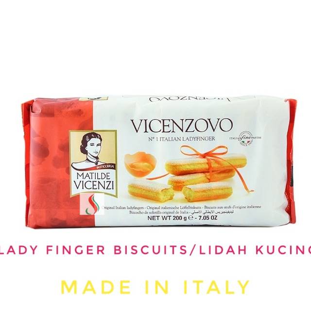 

Vicenzi Ladyfinger biscuit untuk Tiramisu 200g (made in Italy). Vicenzi vicenzovo