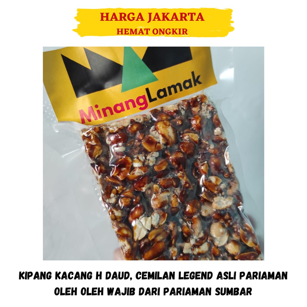 Snack Kipang Kacang H Daud Repacking Minang Lamak Oleh Oleh Legend Pariaman Makanan Ringan Manis